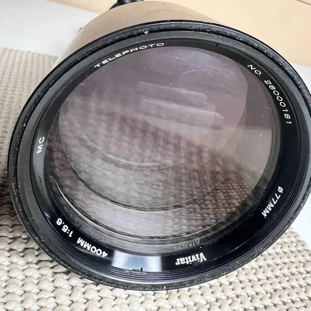 Vivitar 400mm f/5.6‎ Telephoto Lens MC + KALT 77mm Filter Japan